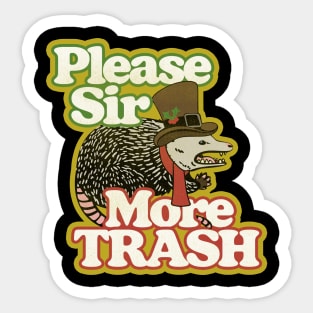 Dickensian Possum Sticker